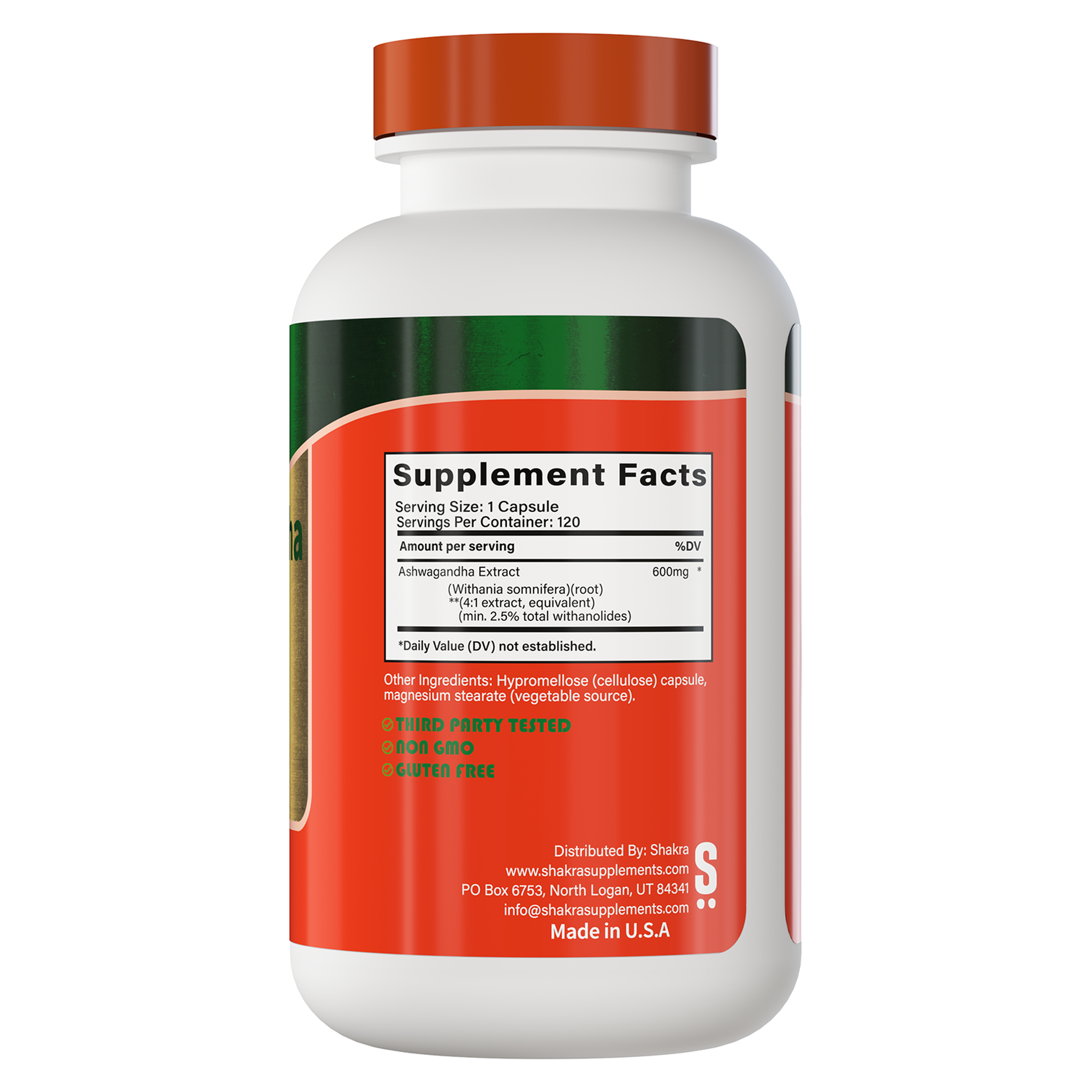 Ashwagandha 120 capsulas