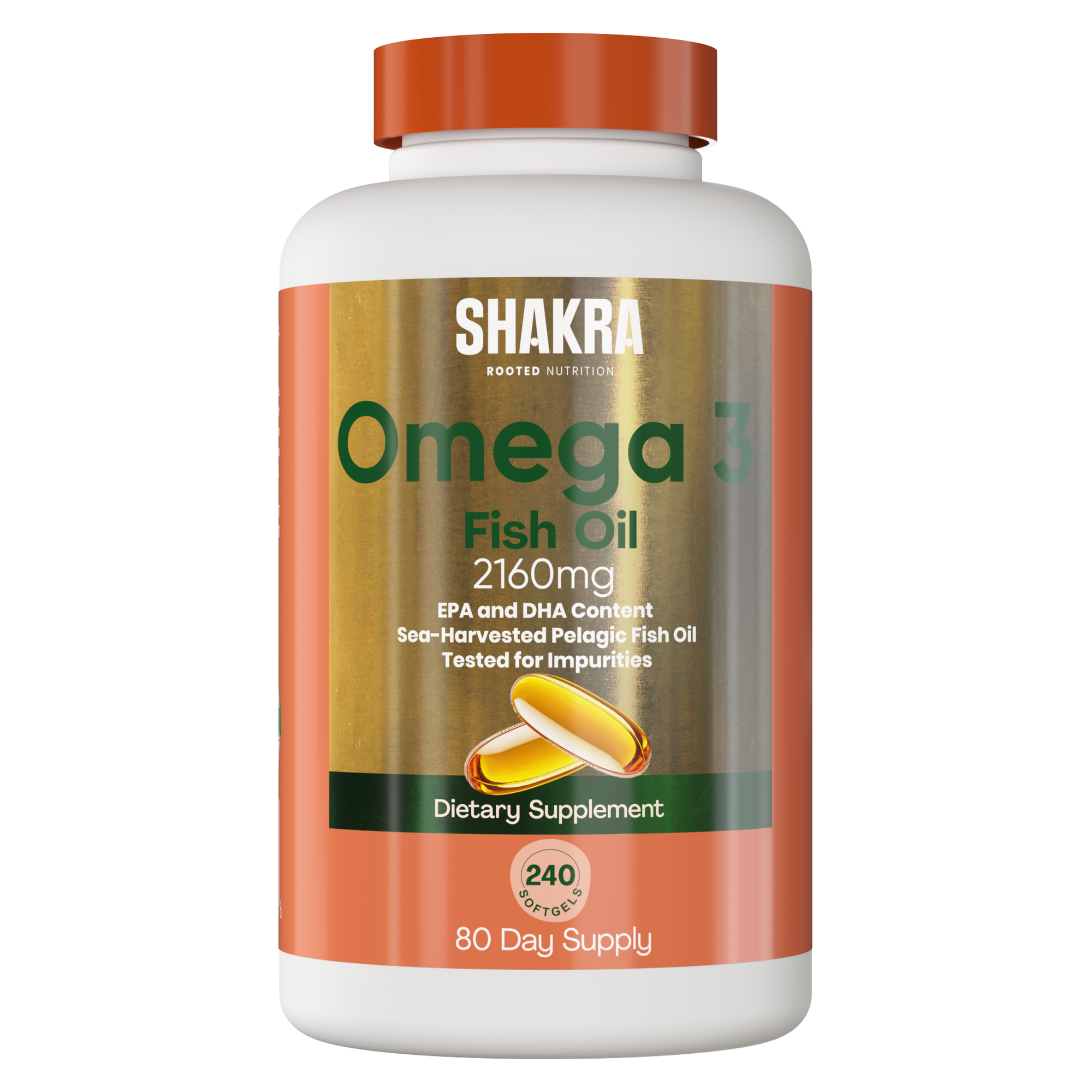 Fish Oil Omega 3 2160mg 240 Capsules