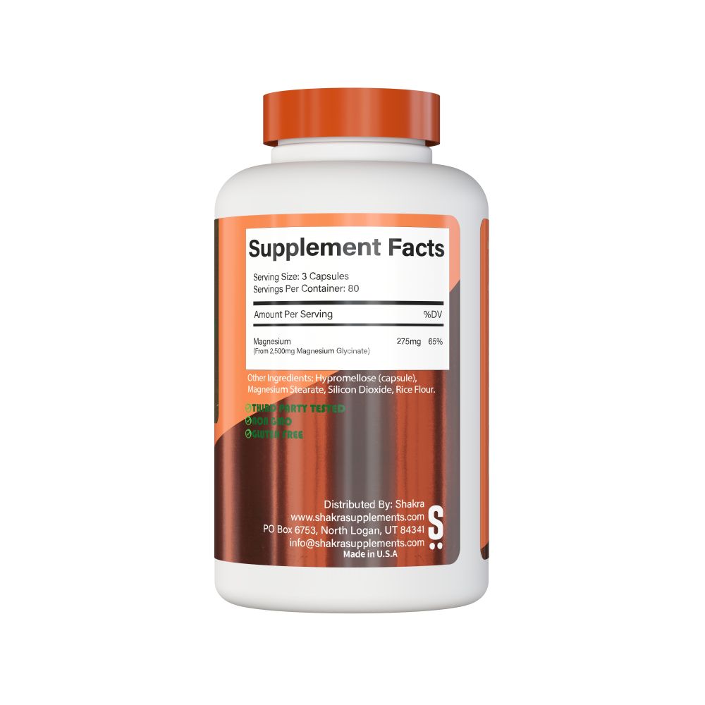 MAGNESIUM GLYCINATE 250 mg 240 cap