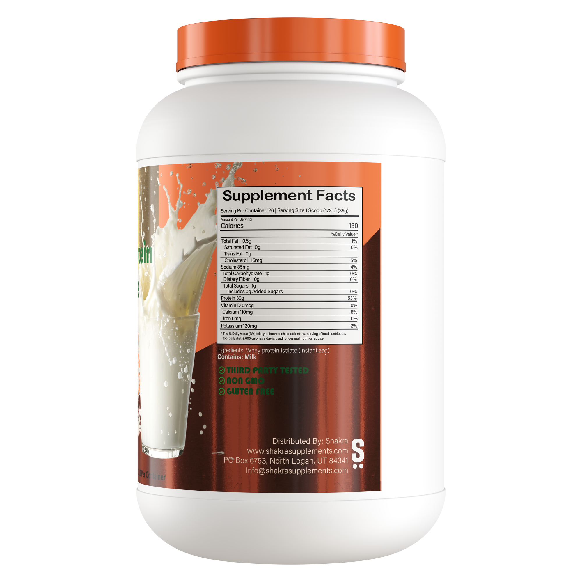 Proteina Isolatada de Suero de Leche 1 libra