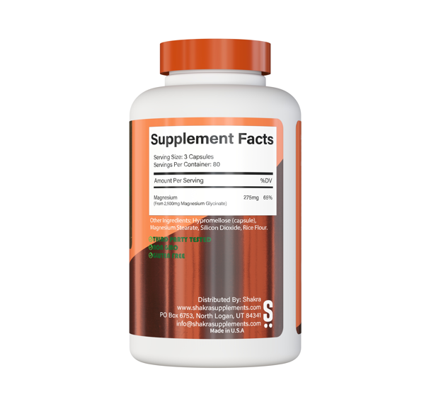 MAGNESIUM GLYCINATE 500 mg 240 cap